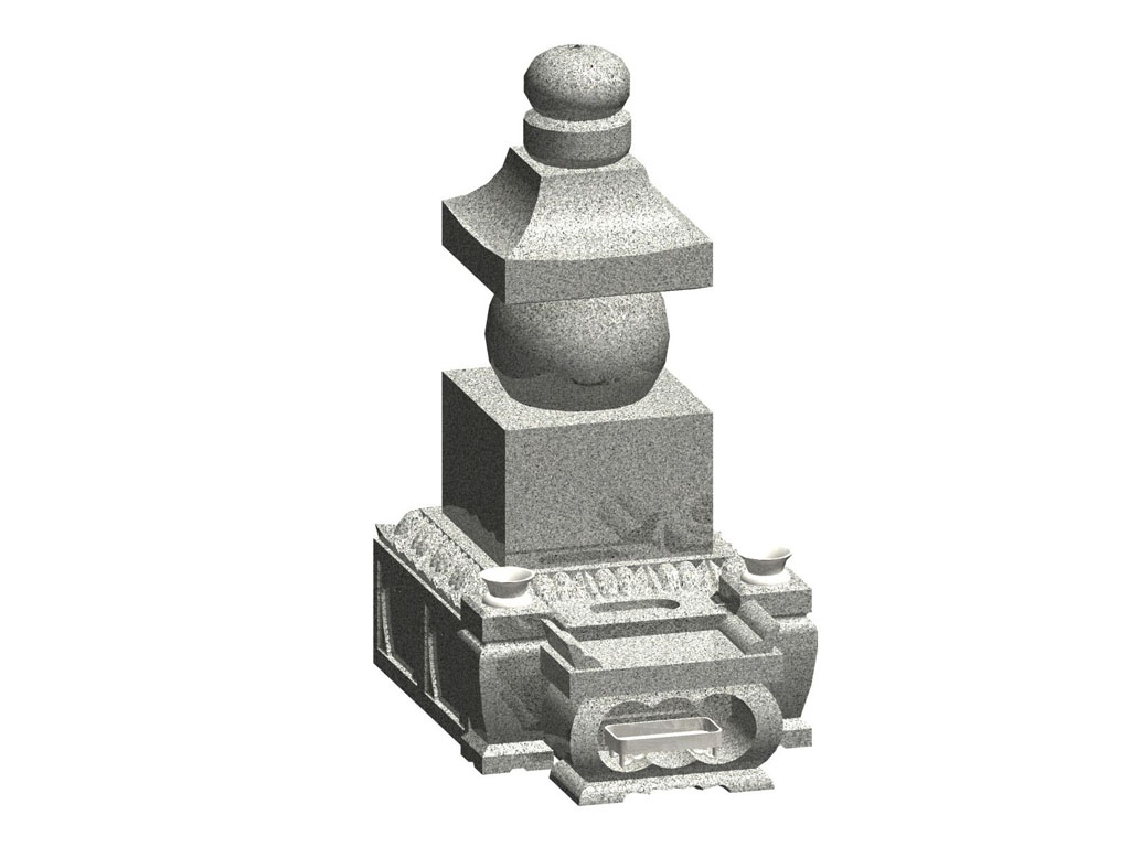 古代五輪塔型墓石
